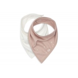 Bandana vauvan ruokalappu, 2 kpl, Twinkling - Wild Rose