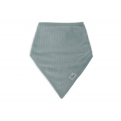 Bandana vauvan ruokalappu, 2 kpl, Velvet Rib - Sea Green/Ivory