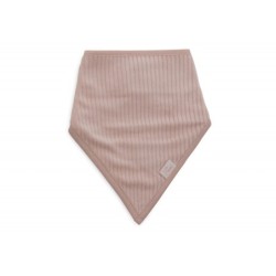 Bandana vauvan ruokalappu, 2 kpl, Velvet Rib - Wild Rose/Ivory