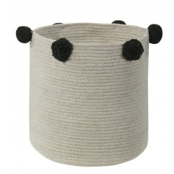 Basket Natural Black