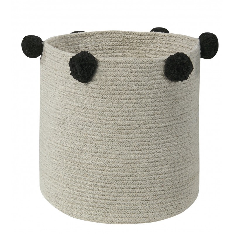 Basket Natural Black