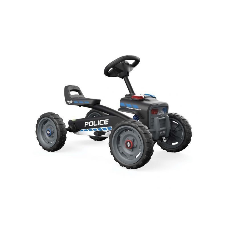 BERG Buzzy Police Pedal Gokart 2-5 vuotta, jopa 30 kg Ääni + valot