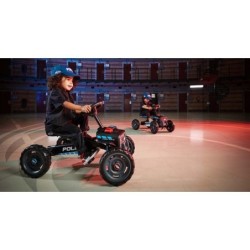 BERG Buzzy Police Pedal Gokart 2-5 vuotta, jopa 30 kg Ääni + valot