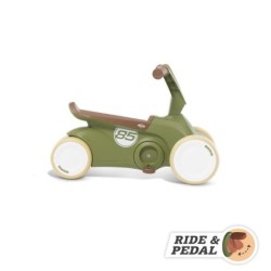 BERG GO2 Gokart Ride-On Bike 2in1 Retro Green