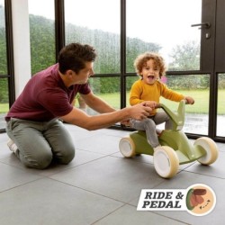 BERG GO2 Gokart Ride-On Bike 2in1 Retro Green