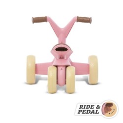 BERG GO2 Gokart Ride-On Bike 2in1 Retro Pink
