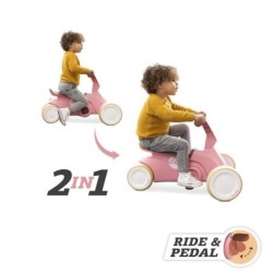 BERG GO2 Gokart Ride-On Bike 2in1 Retro Pink