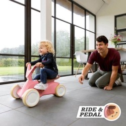BERG GO2 Gokart Ride-On Bike 2in1 Retro Pink