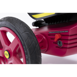 BERG Gokart Rally Pearl Pink ilmatäytteiset pyörät 4-12 vuotta, jopa 60 kg