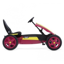 BERG Gokart Rally Pearl Pink ilmatäytteiset pyörät 4-12 vuotta, jopa 60 kg