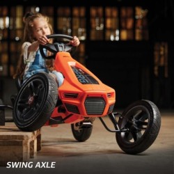 BERG Pedal Go Kart RALLI NRG ORANGE BFR 4-12 vuotta 60 kg asti