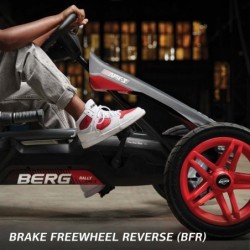 BERG Pedal Go Kart RALLI NRG ORANGE BFR 4-12 vuotta 60 kg asti