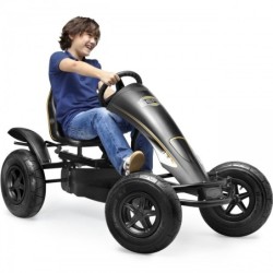 BERG Pedal Gokart XL Black Edition BFR 5/6 vuotta, 100 kg asti