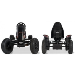 BERG Pedal Gokart XL Black Edition BFR 5/6 vuotta, 100 kg asti