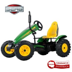 BERG Pedal Go-Kart XL John Deere BFR puhallettavat pyörät 5-100 kg ikäisille