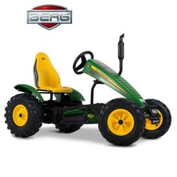 BERG Pedal Go-Kart XL John Deere BFR puhallettavat pyörät 5-100 kg ikäisille