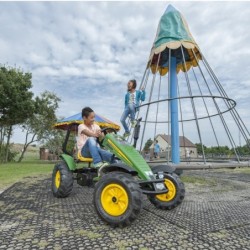 BERG Pedal Go-Kart XL John Deere BFR puhallettavat pyörät 5-100 kg ikäisille