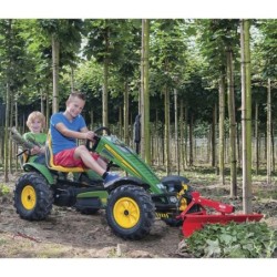 BERG Pedal Go-Kart XL John Deere BFR puhallettavat pyörät 5-100 kg ikäisille