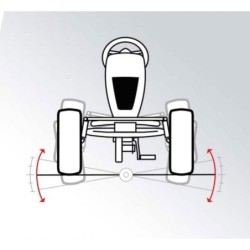 BERG Pedal Go-Kart XL X-Plore BFR puhallettavat pyörät 5-100 kg ikäisille