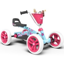 Berg-pedaaliauto Buzzy Bloom hiljaisilla pyörillä, 2-5 vuotta