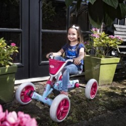 Berg-pedaaliauto Buzzy Bloom hiljaisilla pyörillä, 2-5 vuotta