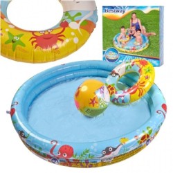 Bestway lasten allas 122 cm + rengas ja pallo