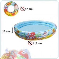Bestway lasten allas 122 cm + rengas ja pallo