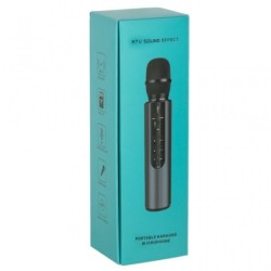 Bluetooth karaoke mikrofoni, vaaleanpunainen