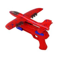 Bubble gun valot, lentokoneen lentäjä, punainen