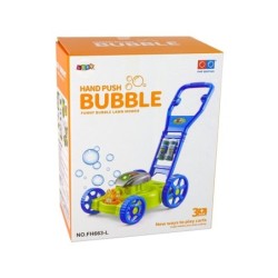 Bubble koneen ruohonleikkuri musiikilla