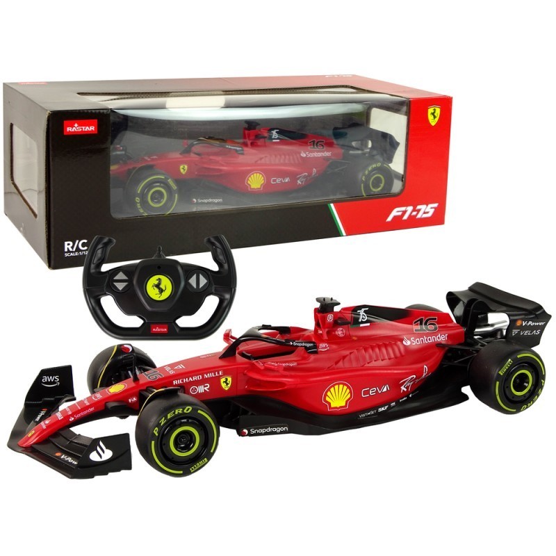 Car R/C Racing Ferrari F1 1:12 punainen