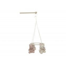 Carousel Teddy Bear - villiruusu/luonnollinen