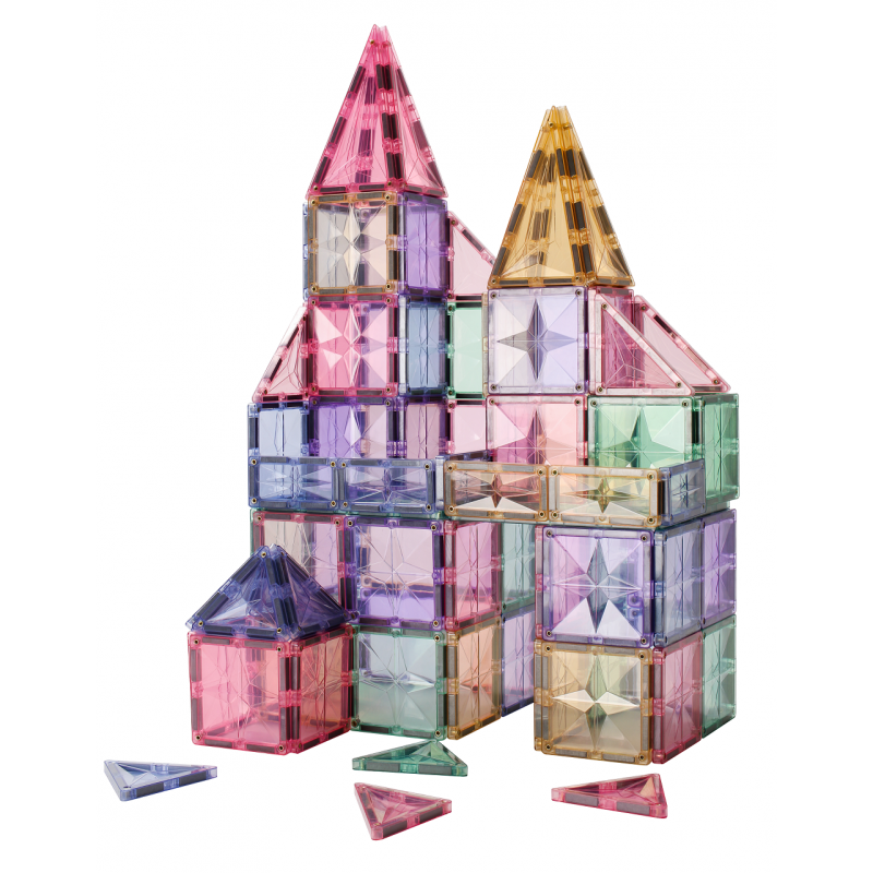 108-osainen Dream Castle Series MNTL pastellimagneettinen tiilisarja
