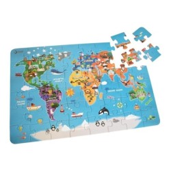 CLASSIC WORLD Puzzle Maailmankartta Mannerten 48 kappaletta