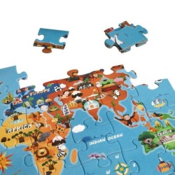 CLASSIC WORLD Puzzle Maailmankartta Mannerten 48 kappaletta