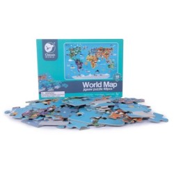 CLASSIC WORLD Puzzle Maailmankartta Mannerten 48 kappaletta