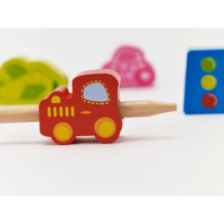 CLASSIC WORLD Wooden Stringing Game Road Traffic