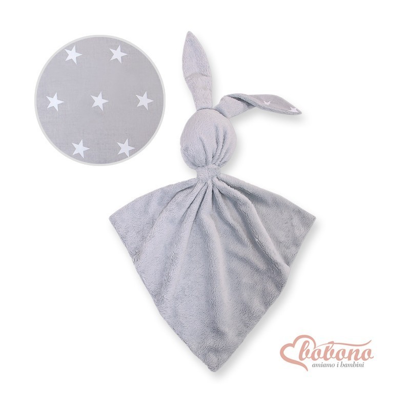Cuddly Rabbit, harmaa - harmaa valkoisilla tähdillä