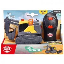 Dickie Volvo RC kaivinkone kaukosäätimellä 14cm