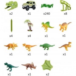 Dinosauruksen autorata XXL, 240 elementtiä