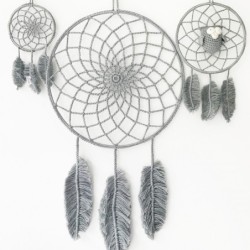 Dreamcatcher XXL Ø30 cm, beige