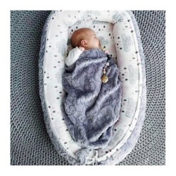 Ensiluokkainen vauvanpesä, bambu, peura/beige