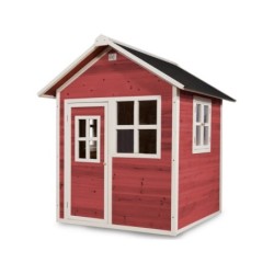 EXIT Loft 100 puinen leikkimökki - punainen