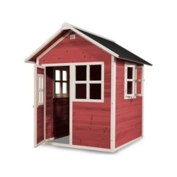EXIT Loft 100 puinen leikkimökki - punainen