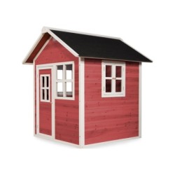 EXIT Loft 100 puinen leikkimökki - punainen