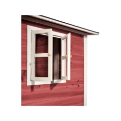 EXIT Loft 100 puinen leikkimökki - punainen