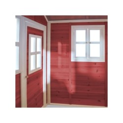 EXIT Loft 100 puinen leikkimökki - punainen