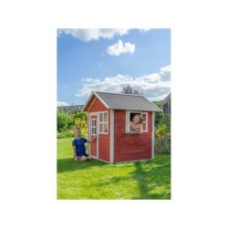 EXIT Loft 100 puinen leikkimökki - punainen