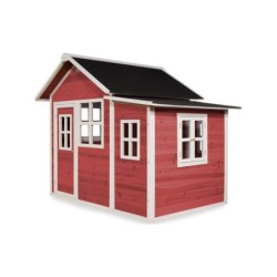 EXIT Loft 150 puinen leikkimökki - punainen