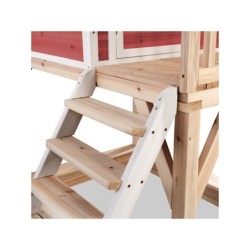 EXIT Loft 350 puinen leikkimökki - punainen